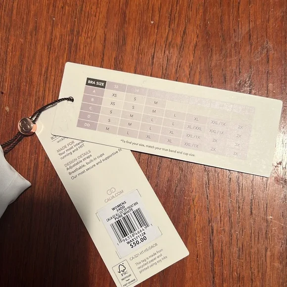 NWT 34DD white zip up front bra - Picture 3 of 5